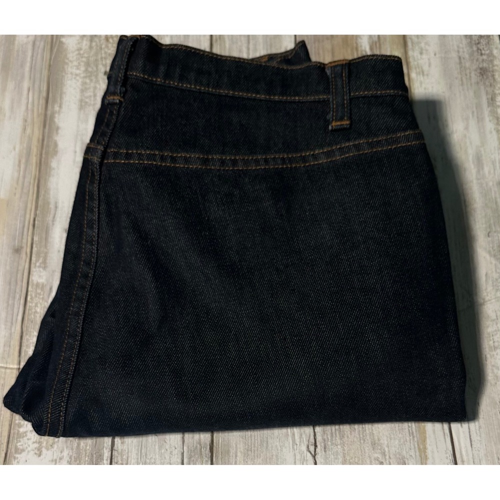 EUC J. Crew Dark Wash Denim Jeans Bootcut Flared Leg Women's Size 8